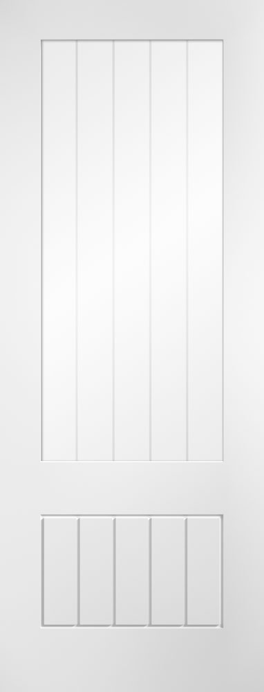 White Mexicano Three Quarter Glazed