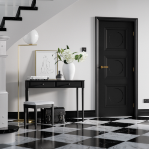 Black Antwerp 3 Panel - Image 2