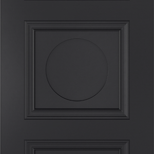 Black Antwerp 3 Panel - Image 1