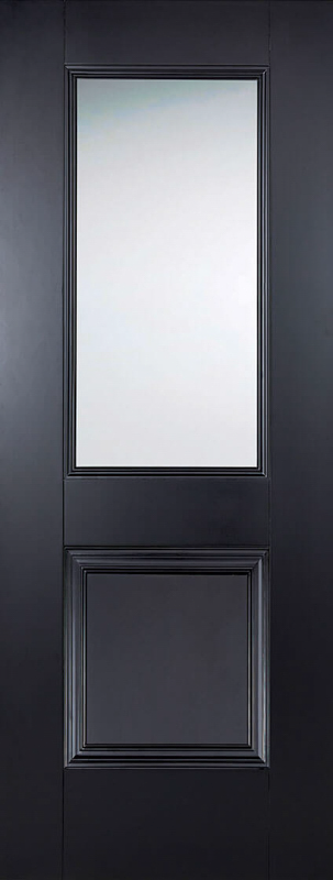Black Arnhem Glazed Internal Door