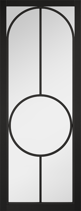 Black Bowery Clear Glazed