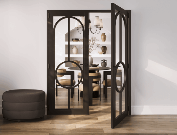 Black Bowery Clear Glazed