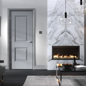 White Arnhem Glazed Internal Door - Image 2