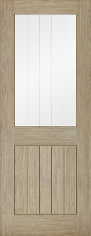 Light Grey Belize Glazed 1L Prefinished - Internal Door