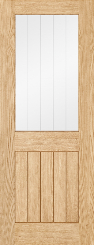 Oak Belize Glazed 1L Prefinished - Internal Door