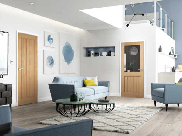 Oak Mexicano Glazed Half Light