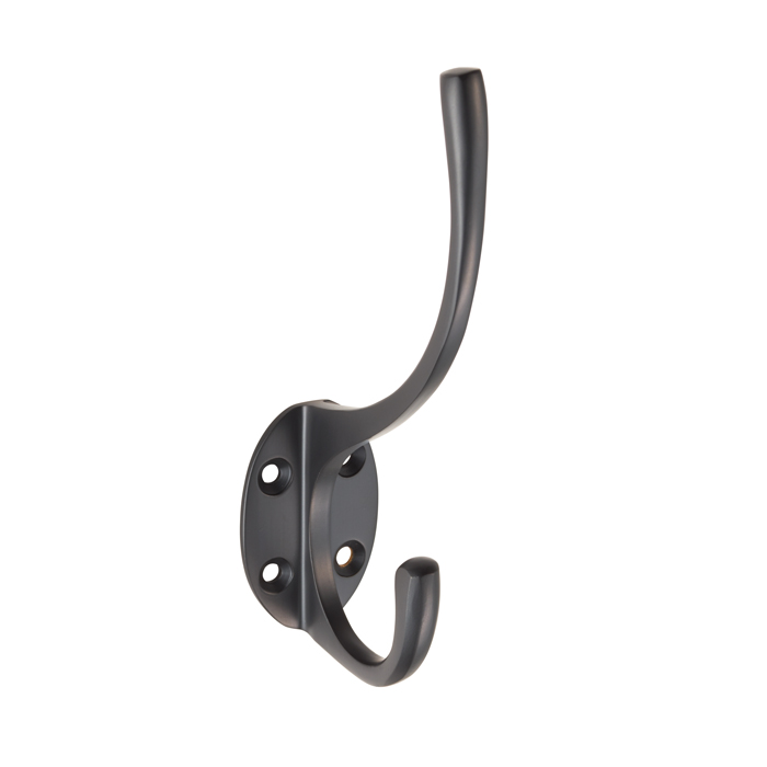 Hat and Coat Hook-Matt Black-Boxed - Image 1