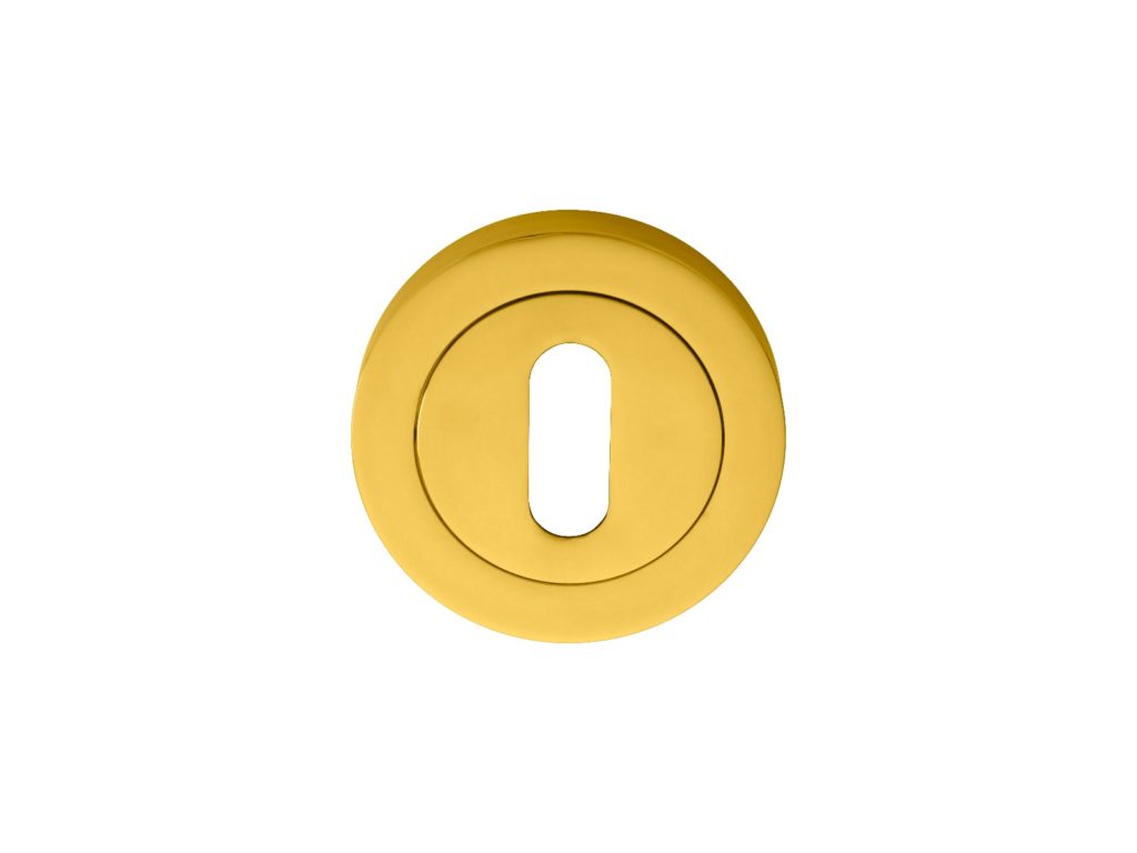 Standard Profile Escutcheon in Polished Brass
