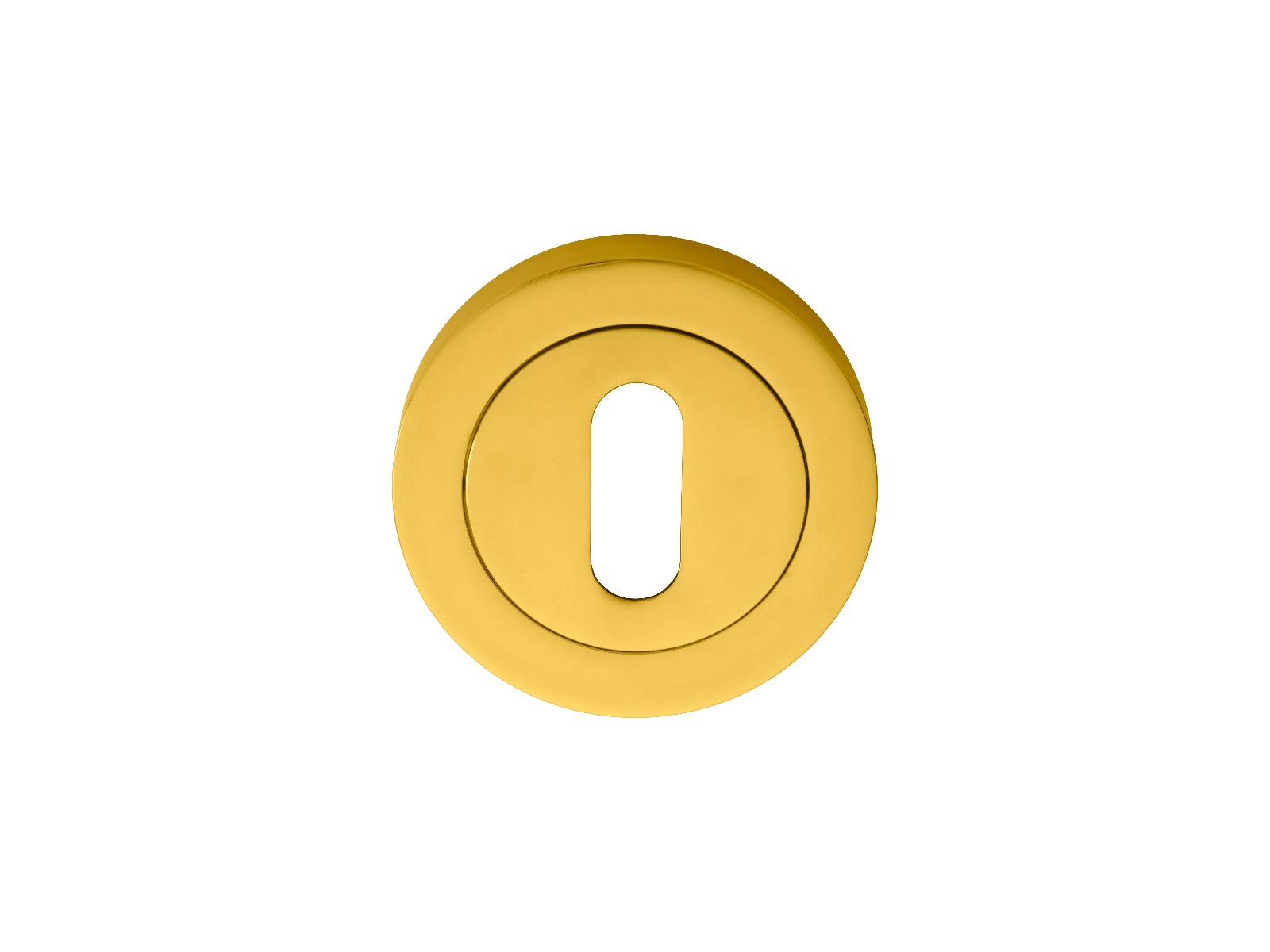 Standard Profile Escutcheon in Polished Brass - Image 1
