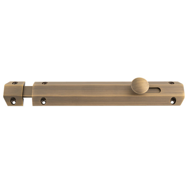Surface Bolt 202mm - Antique Brass
