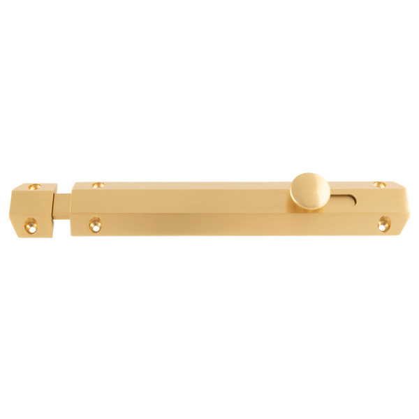 Surface Bolt 202mm - Satin Brass