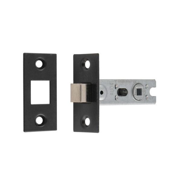 Bolt-Through Tubular Deadbolt - Matt Black - 64mm