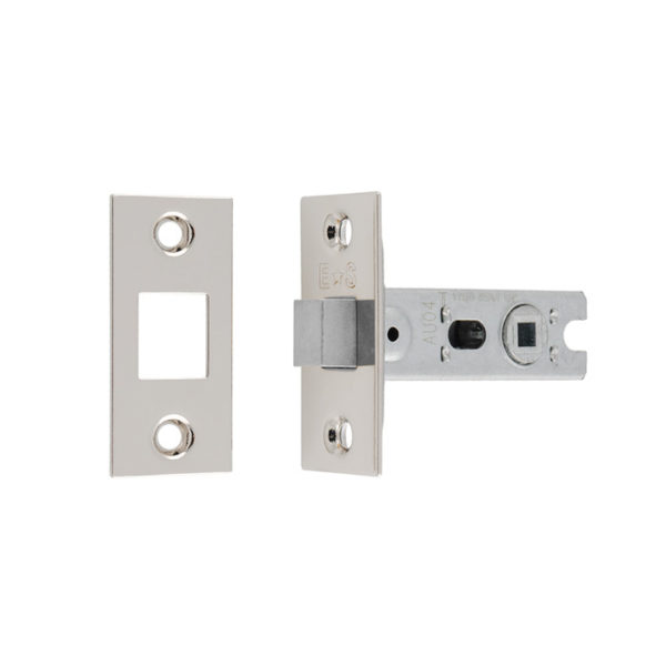 Bolt-Through Tubular Deadbolt - Nickel Plate - 64mm