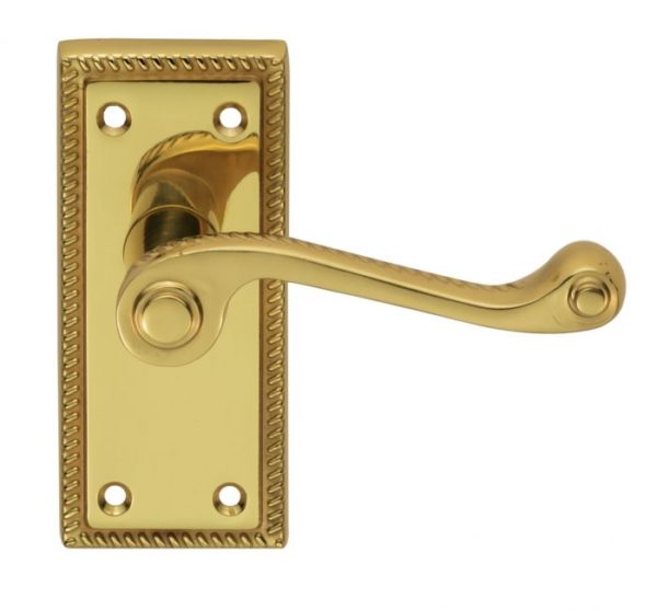 Georgian Lever on Latch Backplate Contract
