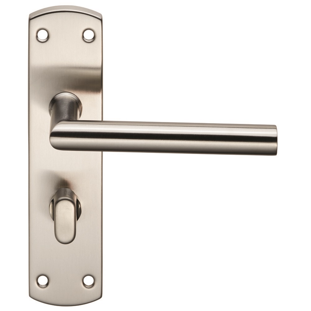 Residential Mitred Lever on WC Backplate - Image 1