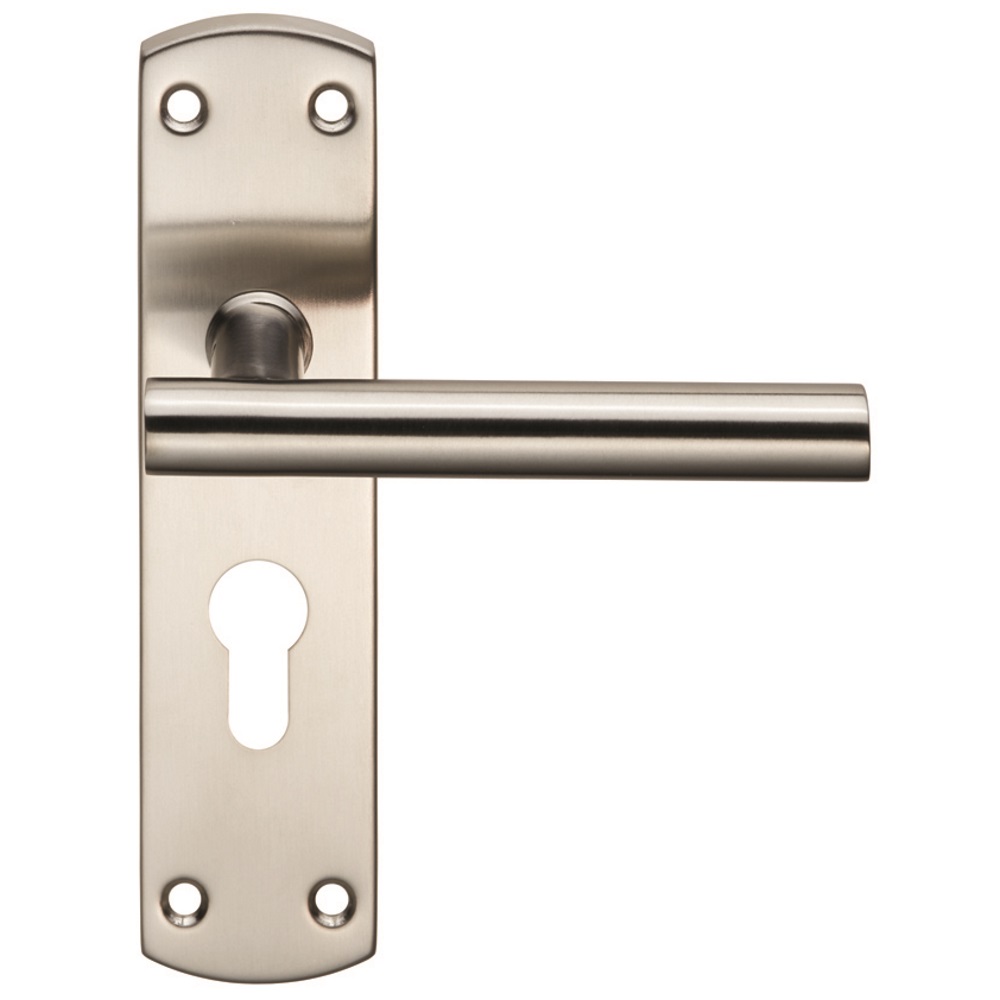 Residential T Bar Lever on Euro Lock Backplate - Image 1