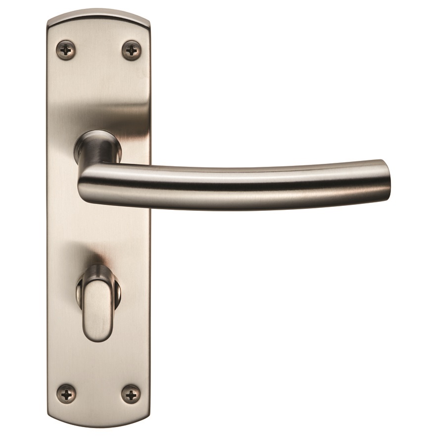 Residential Arched Lever on WC Backplate - Image 1