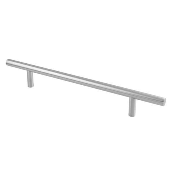 Straight T-Bar Pull Handle Grade 201 - 19mm Dia., 300mm Centres
