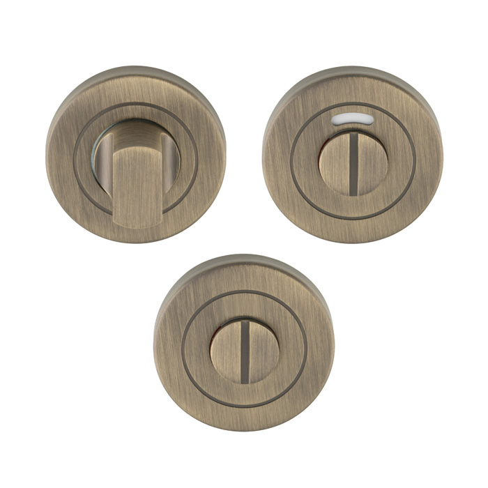 Stainless Steel Thumbturn and Release-Antique Brass - Image 1