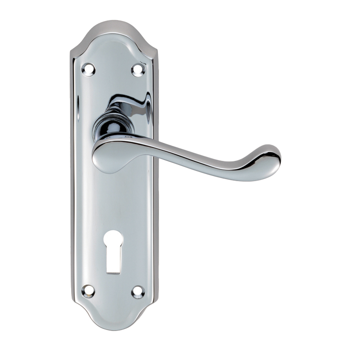 Ashtead Lever on Lock Backplate - Image 1