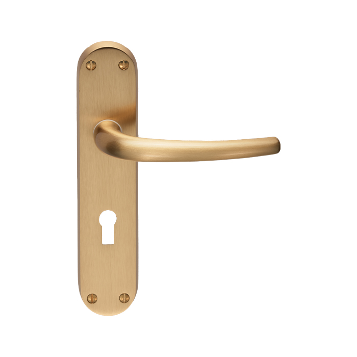 Lilla Lever on Lock Backplate - Image 1