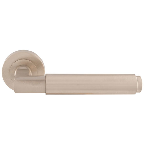 Masano Lever On Rose Satin Nickel