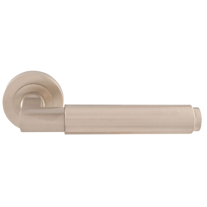 Masano Lever On Rose Satin Nickel - Image 1