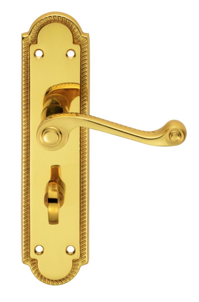 Georgian Lever on Shaped WC Backplate