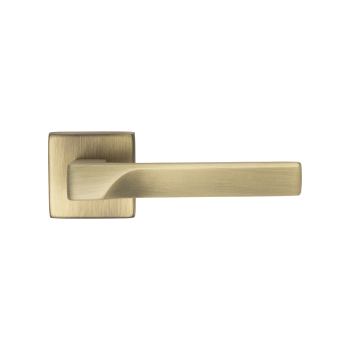 Flash Lever On Square Rose Antique Brass - Image 1