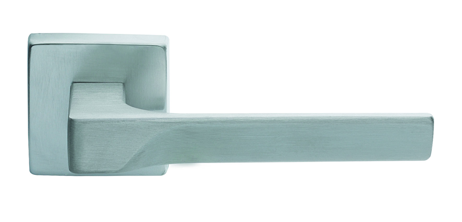 Flash Lever on Square Rose Satin Chrome - Image 1