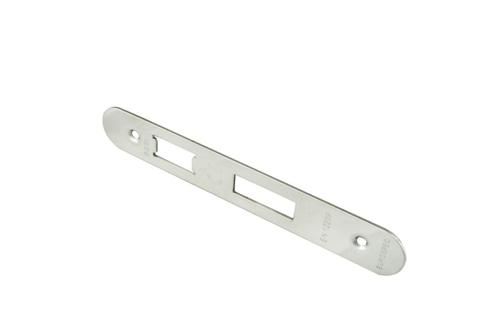 Easi - T Forend Strike and Fixing Pack-Bright Stainless Steel-Radius Forend