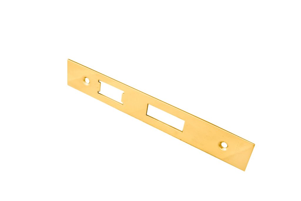 Easi - T Forend Strike and Fixing Pack-PVD-Square Forend