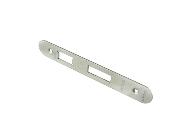 Easi - T Forend Strike and Fixing Pack-Satin Stainless Steel-Radius Forend