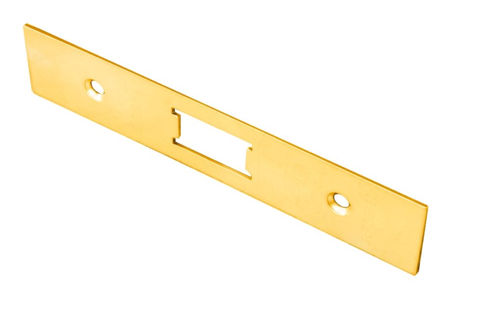 Forend Strike & Fixing Pack To Suit Flat Latch FLL5030-PVD-Square Forend