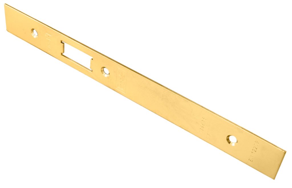 Forend Strike & Fixing Pack To Suit Din Latch-PVD-Square Forend