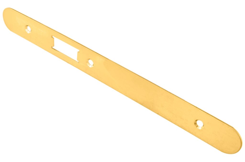 Forend Strike & Fixing Pack To Suit Din Latch-PVD-Radius Forend