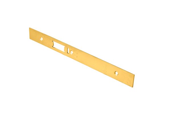 Forend Strike & Fixing Pack To Suit Din Anti Thrust Night Latch-PVD-Square Forend