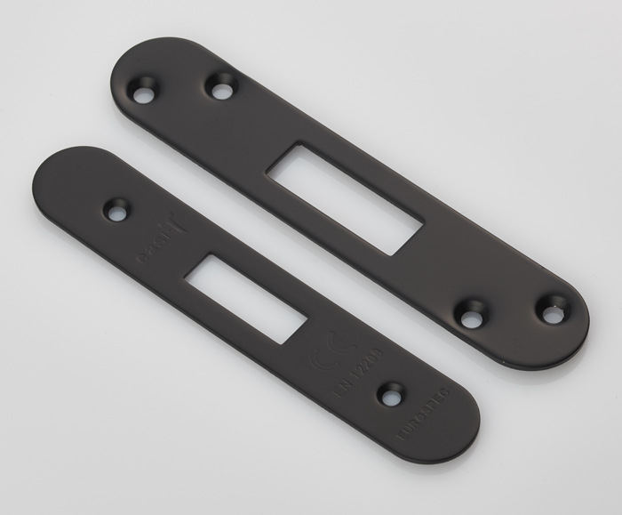 Forend Strike & Fixing Pack to suit Architectural Deadlocks (EDS/LDS) Radius - Image 1