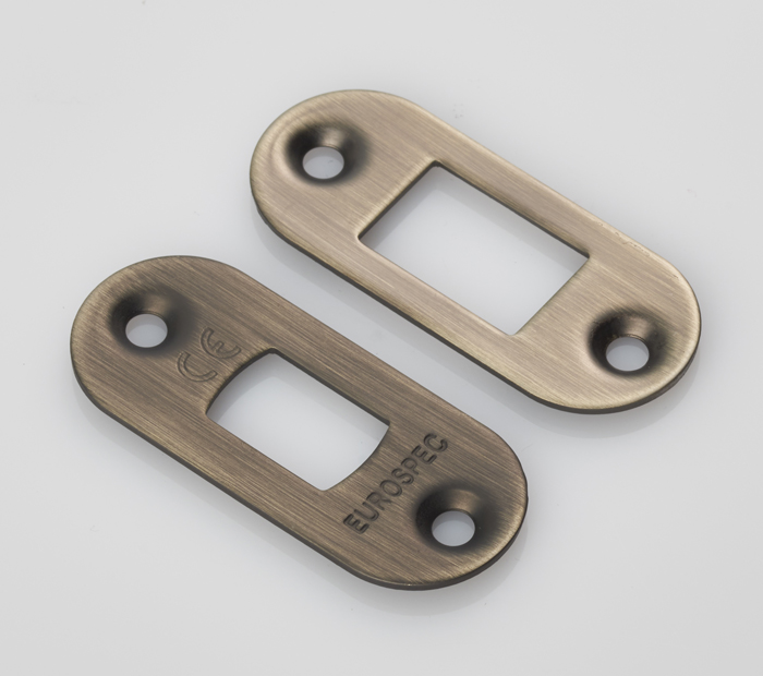 Forend Strike & Fixing Pack to suit Heavy Duty Tubular Deadbolt Radius - Image 1