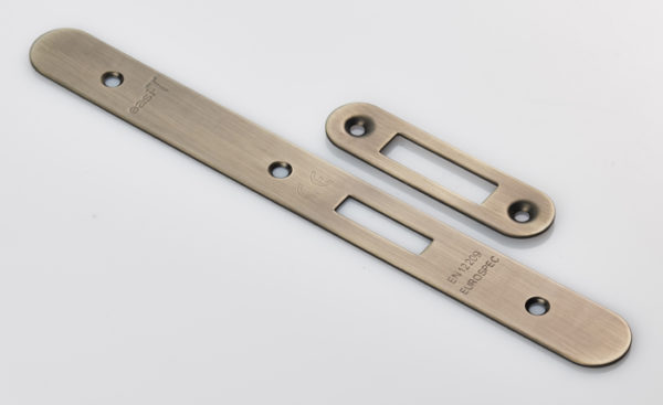 Forend Strike and Fixing Pack to suit Din Euro Deadlock (Security) Radius