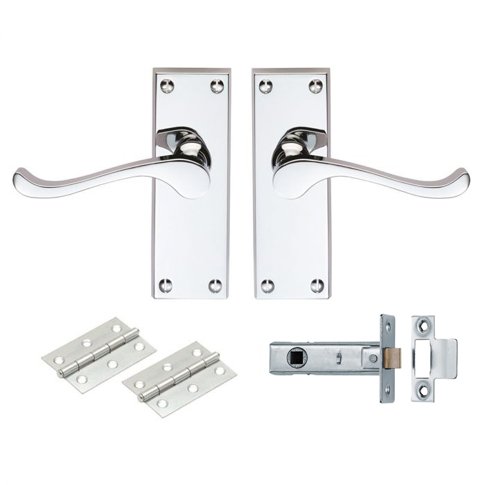 Contract Victorian Scroll Latch Pack - Image 1