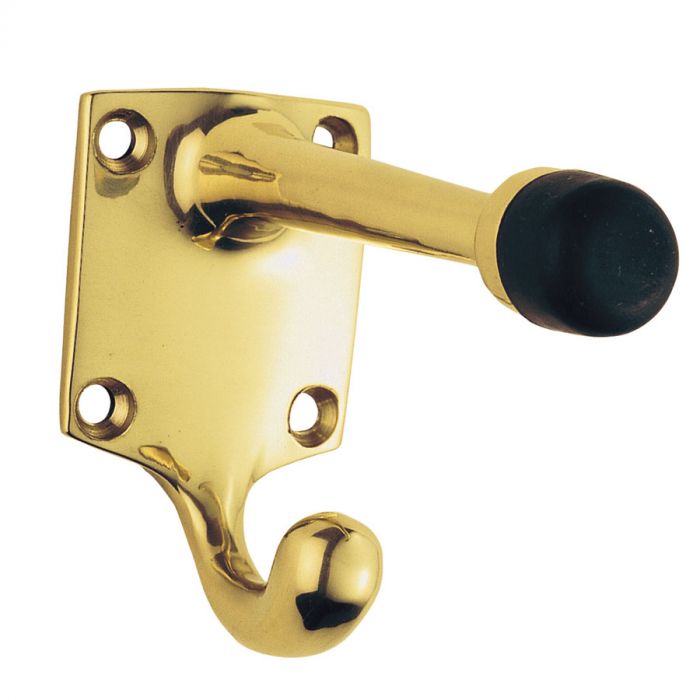Hat and Coat Hook with Rubber Buffer - Image 1