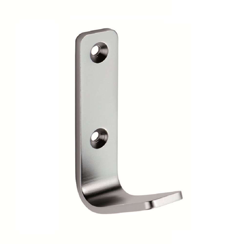 Aluminium Flat Coat Hook - Image 1