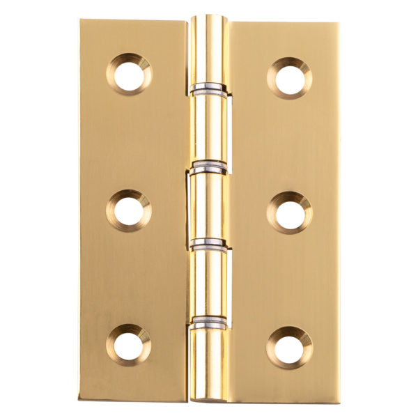 Double Steel Washered Brass Butt Hinge
