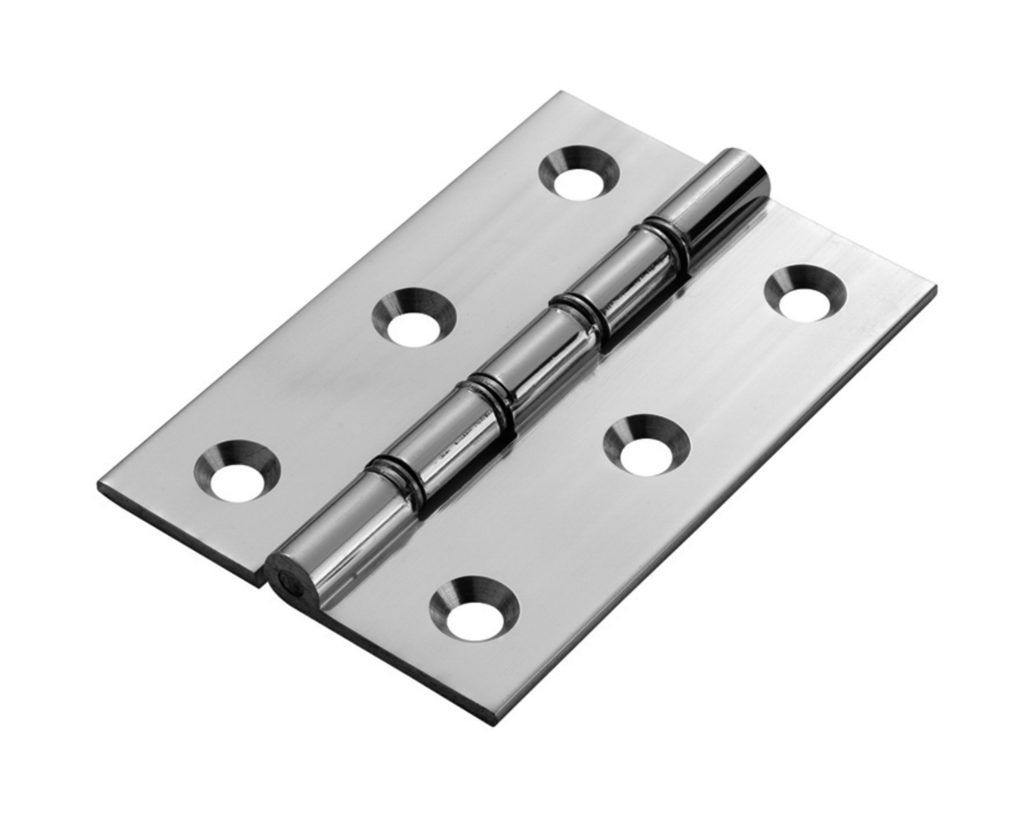 Double Steel Washered Brass Butt Hinge