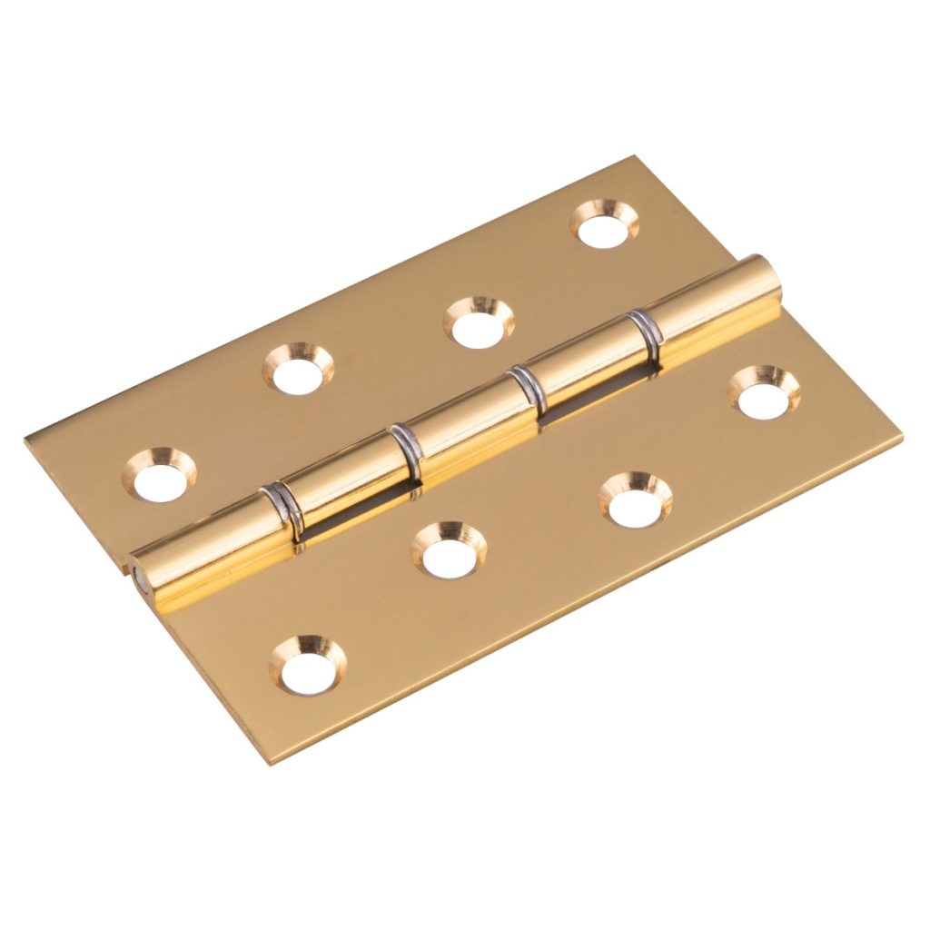 HINGE - DOUBLE STEEL WASHERED BUTT (COMPLETE WITH SCREWS)