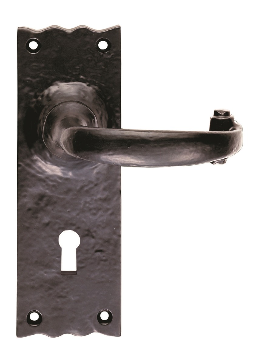 Traditional Lever on Lock Backplate - Image 1