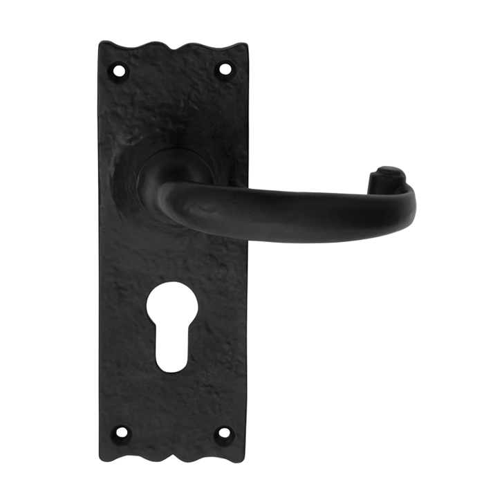 Traditional Lever on Euro Lock Backplate - Image 1