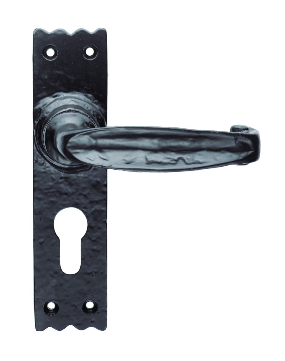 Slimline V Lever on Euro Lock Backplate - Image 1