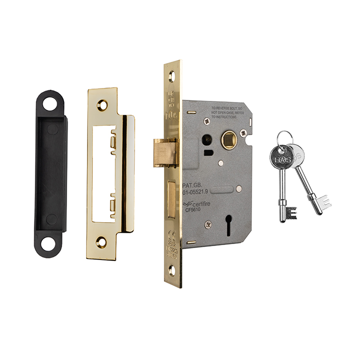Contract 3 Lever Sashlock 64mm - Image 1